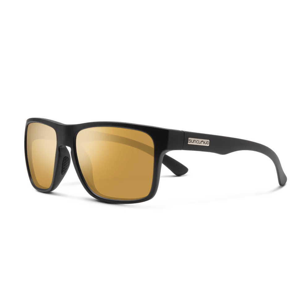 Suncloud Rambler - Matte Black - Polarized Sienna Mirror Lens - Sunglasses - Fly Fish Food