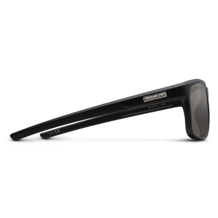 Suncloud Respek - Matte Black - Polarized Gray - Sunglasses - Fly Fish Food