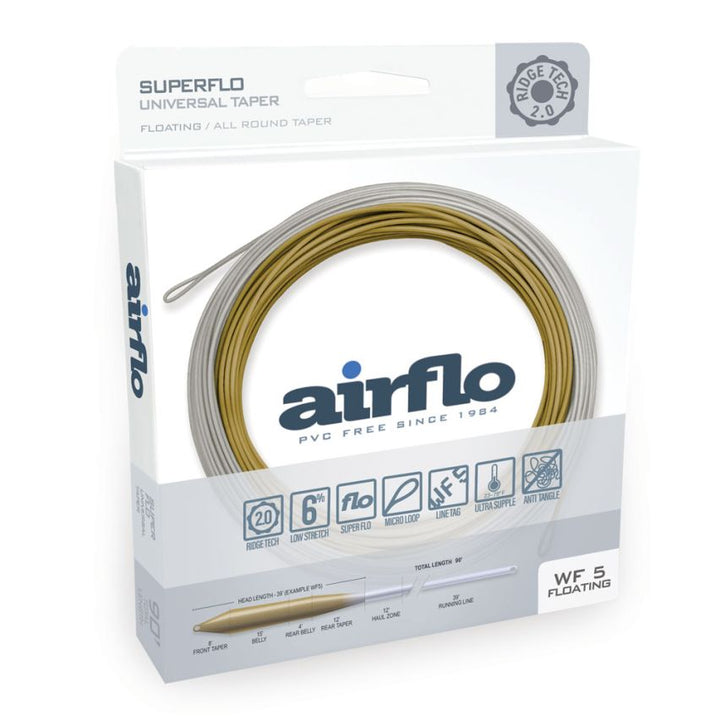 Airflo Superflo Ridge 2.0 Universal Taper - Lichen/Driftwood - Fly Lines - Fly Fish Food
