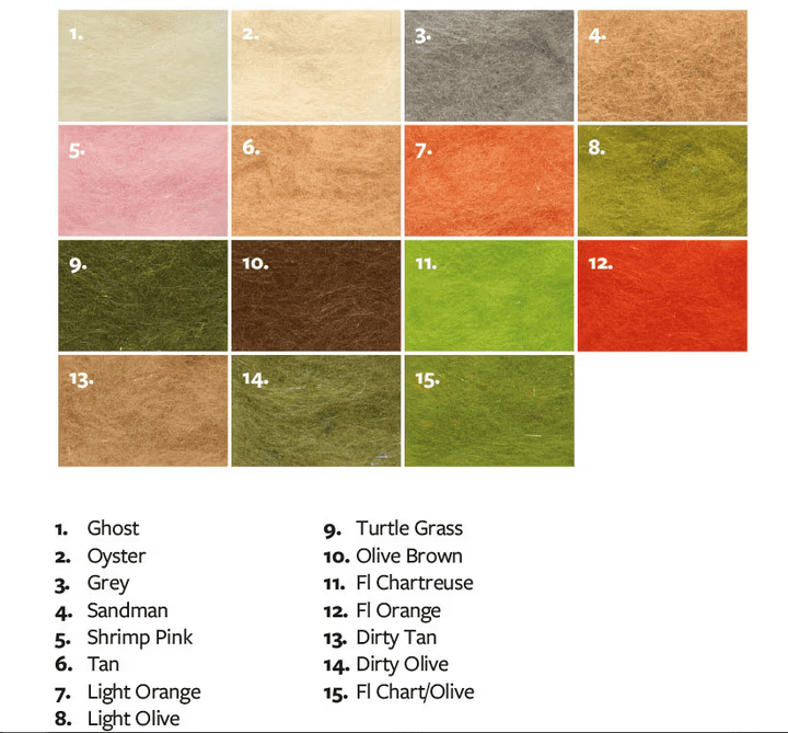 Fulling Mill Salty Shrimp Dub - Dubbing - Fly Fish Food