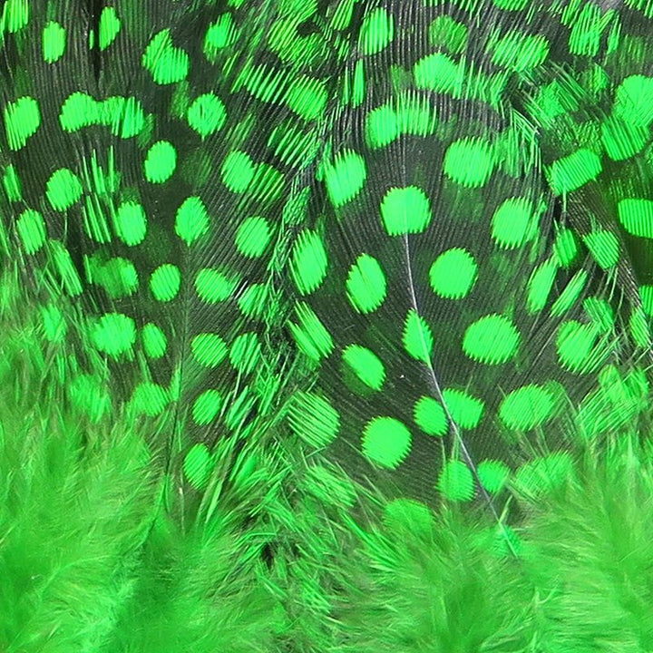 Strung Guinea Feathers - Feathers &amp; Marabou - Fly Fish Food