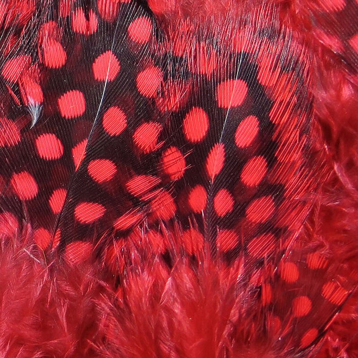 Strung Guinea Feathers - Feathers &amp; Marabou - Fly Fish Food