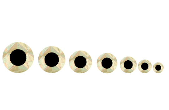 Fulling Mill Flat Stick On Eye - Eyes - Fly Fish Food