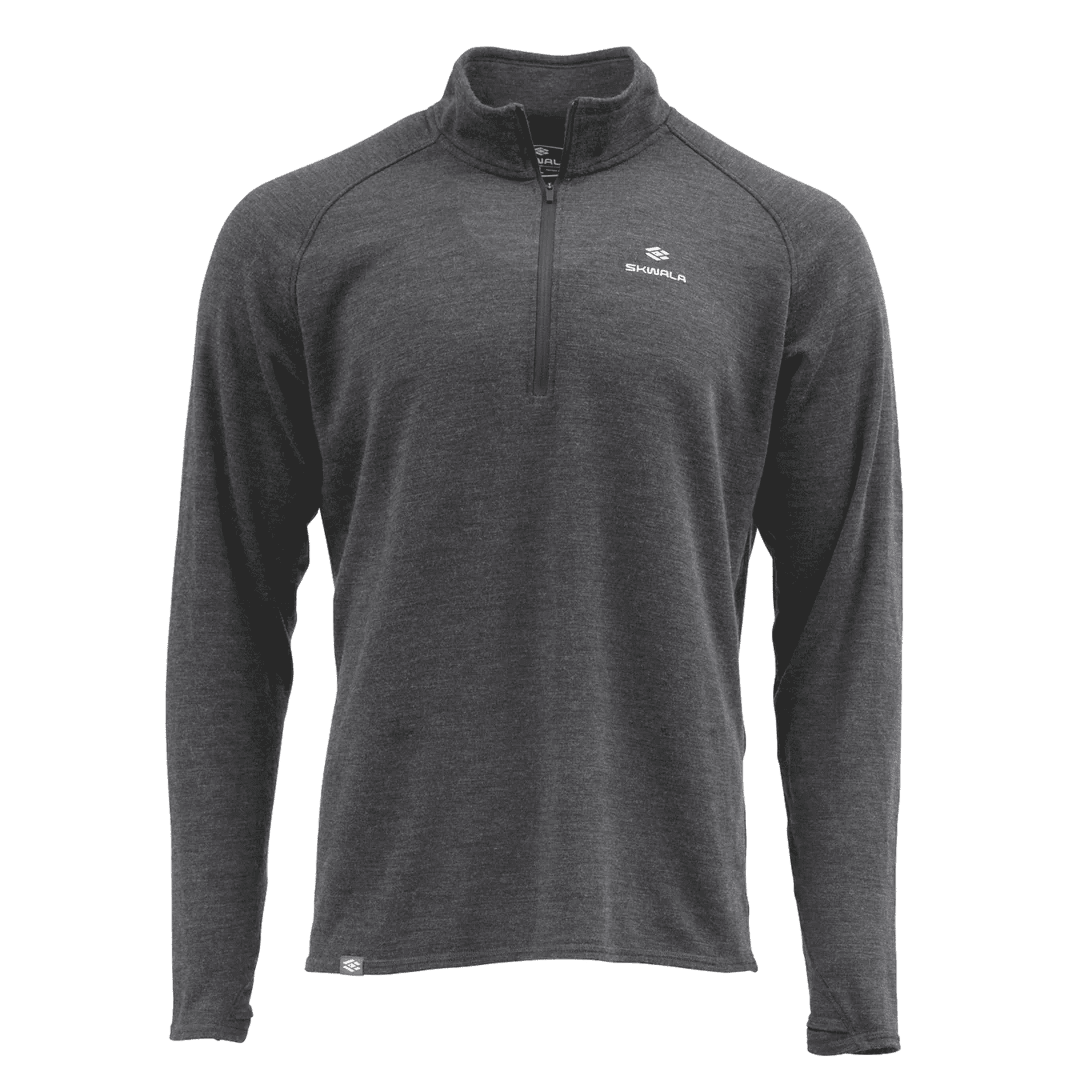 Skwala - Thermo 260 Zip - Dark Heather Gray - Apparel - Fly Fish Food