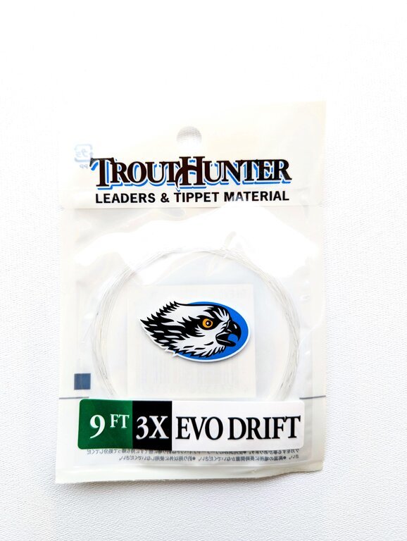 NO LOOP Trout Hunter EVO Drift Leader - Tippet, Leader &amp; Accessories - Fly Fish Food