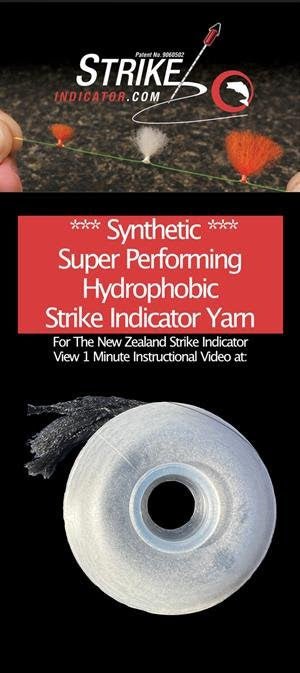 New Zealand Hydrophobic Synthetic Yarn - Indicators & Split Shot - Fly Fish Food