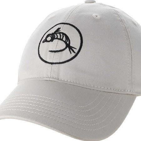 6 Panel - Fly Fish Food Logo Hat - Cream