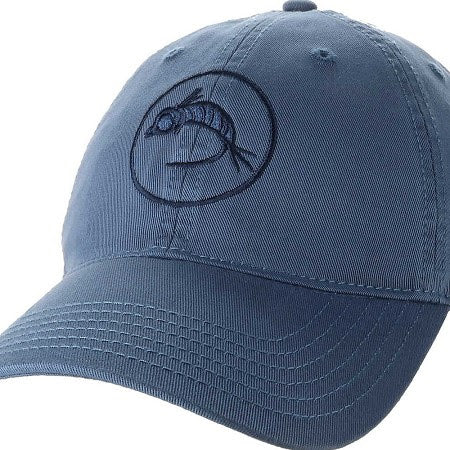 6 Panel - Fly Fish Food Logo Hat - Blue