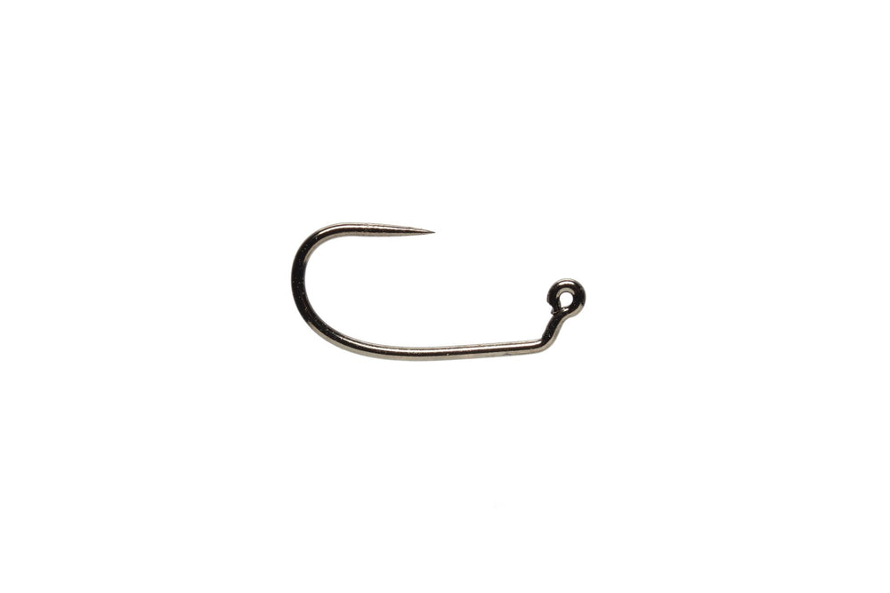 Fulling Mill 5140 Jig Force Straight Point Black Nickel Hook - Barbless - Hooks & Shanks - Fly Fish Food