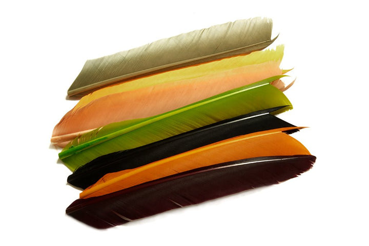 Fulling Mill Turkey Biots - Feathers &amp; Marabou - Fly Fish Food