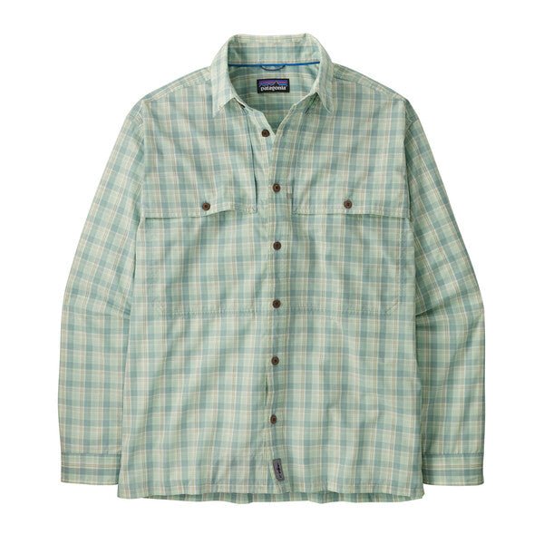 Patagonia - Men's Long - Sleeved Island Hopper Shirt - Dipper: Rinsed Green - Apparel - Fly Fish Food