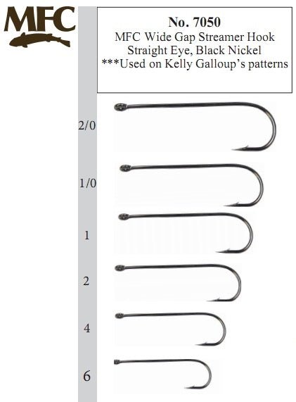 MFC 7050 Wide Gap Streamer Hook - Hooks & Shanks - Fly Fish Food
