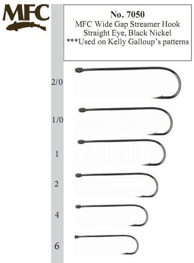 MFC 7050 Wide Gap Streamer Hook - Hooks & Shanks - Fly Fish Food