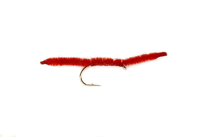 Vernille San Juan Worm Red - Flies - Fly Fish Food