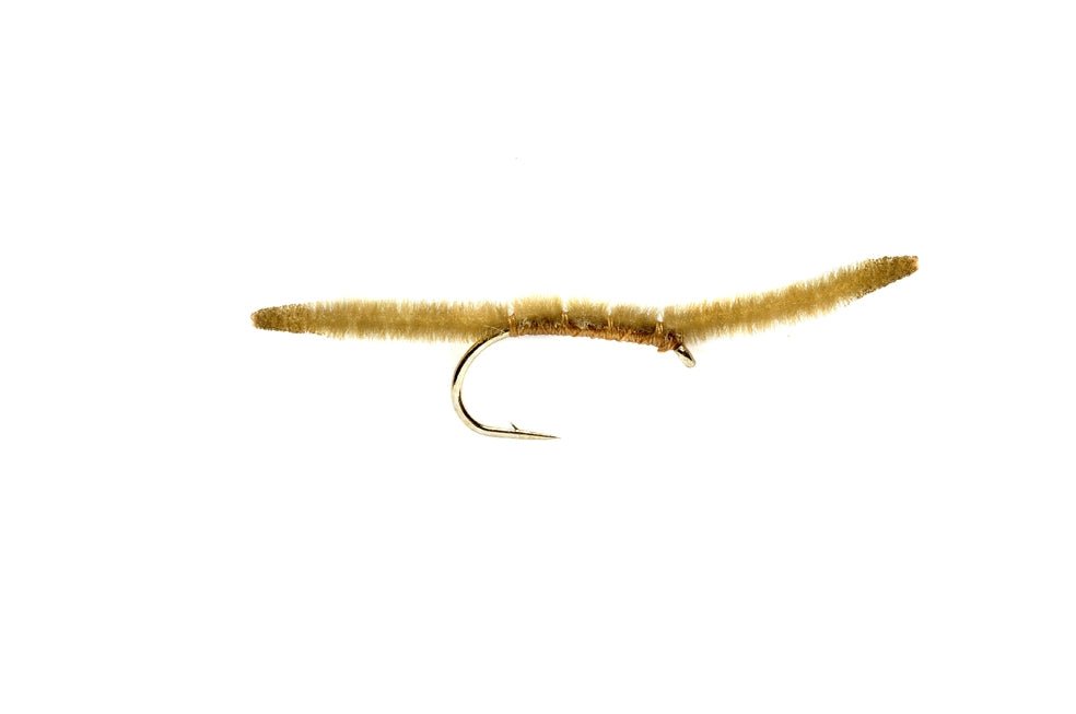 Vernille San Juan Worm Tan - Flies - Fly Fish Food