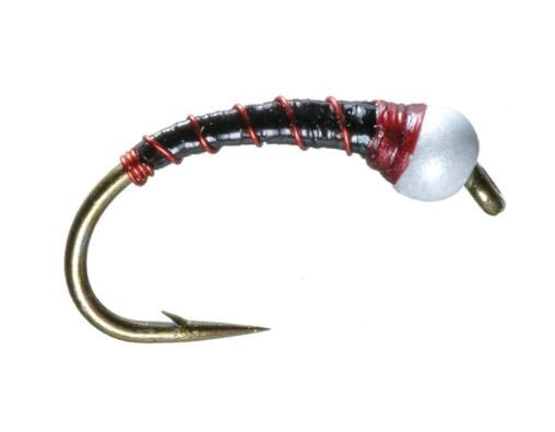 Chiron Pupa Black & Red - Flies - Fly Fish Food