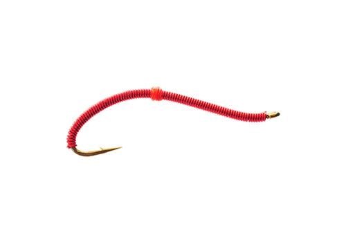 Get Down Worm - Red - Flies - Fly Fish Food