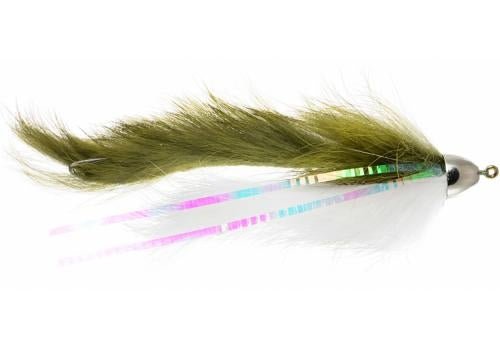 Dolly Llama Dark Olive &amp; White - Flies - Fly Fish Food