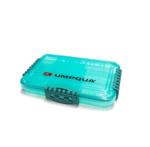 Umpqua Waterproof Bug Locker - Medium - Aqua - Fly Boxes - Fly Fish Food