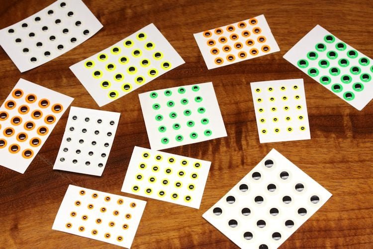 Fluorescent Fly Eyes - Eyes - Fly Fish Food