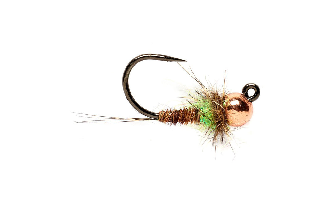 Hot Spot Pheasant Tail Jig B/L - Chartreuse - Flies - Fly Fish Food