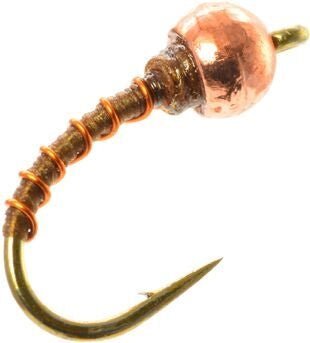Tungsten Zebra Midge Thin Olive - Flies - Fly Fish Food