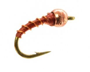 Tungsten Zebra Midge Thin Rust - Flies - Fly Fish Food