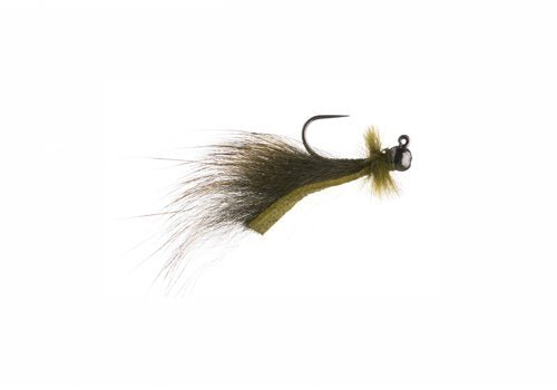 Mini Jig Leech - Olive - Flies - Fly Fish Food
