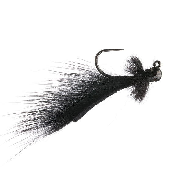 Mini Jig Leech - Black - Flies - Fly Fish Food