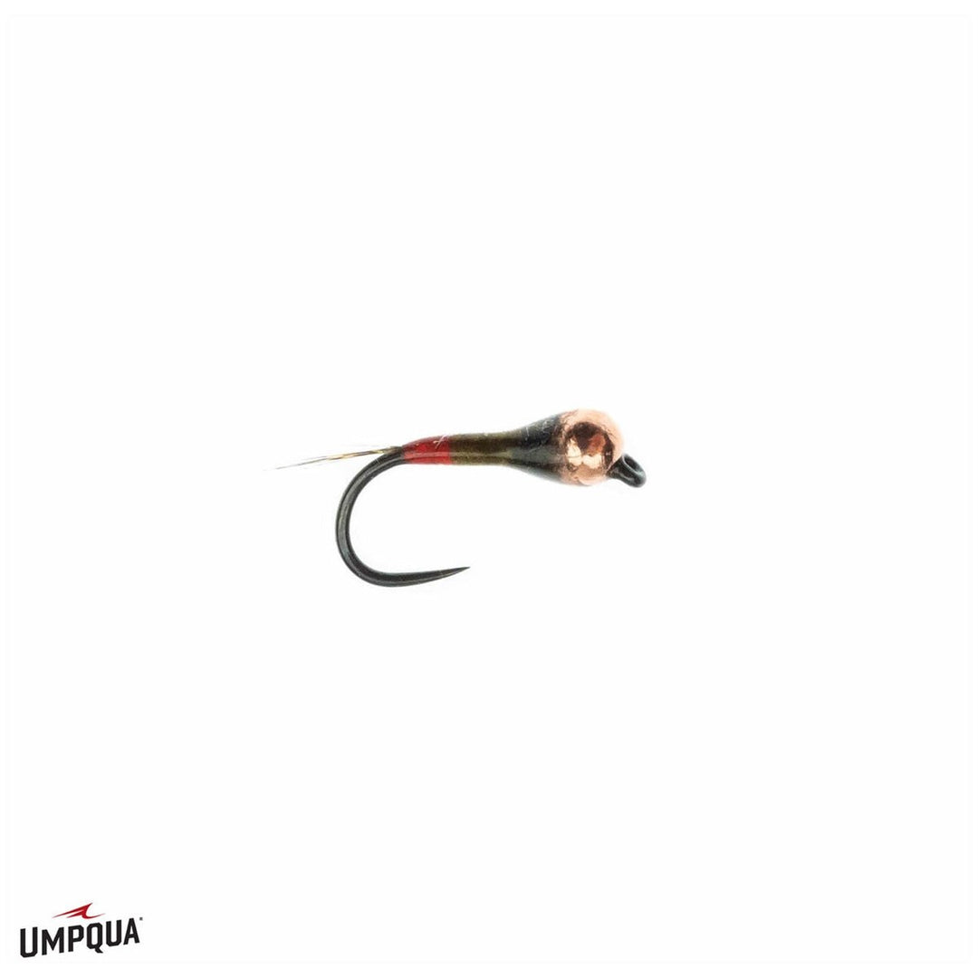 Spanish Perdigon Nymph - Dark Olive/Red - Flies - Fly Fish Food