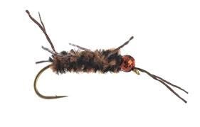 Jig Rubberlegs Stone - Coffee & Black - Flies - Fly Fish Food