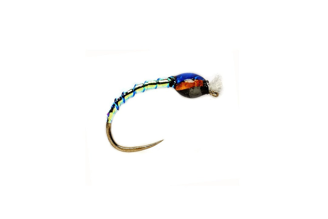 Oil Slick Buzzer Opal/Red (B/H) - Flies - Fly Fish Food