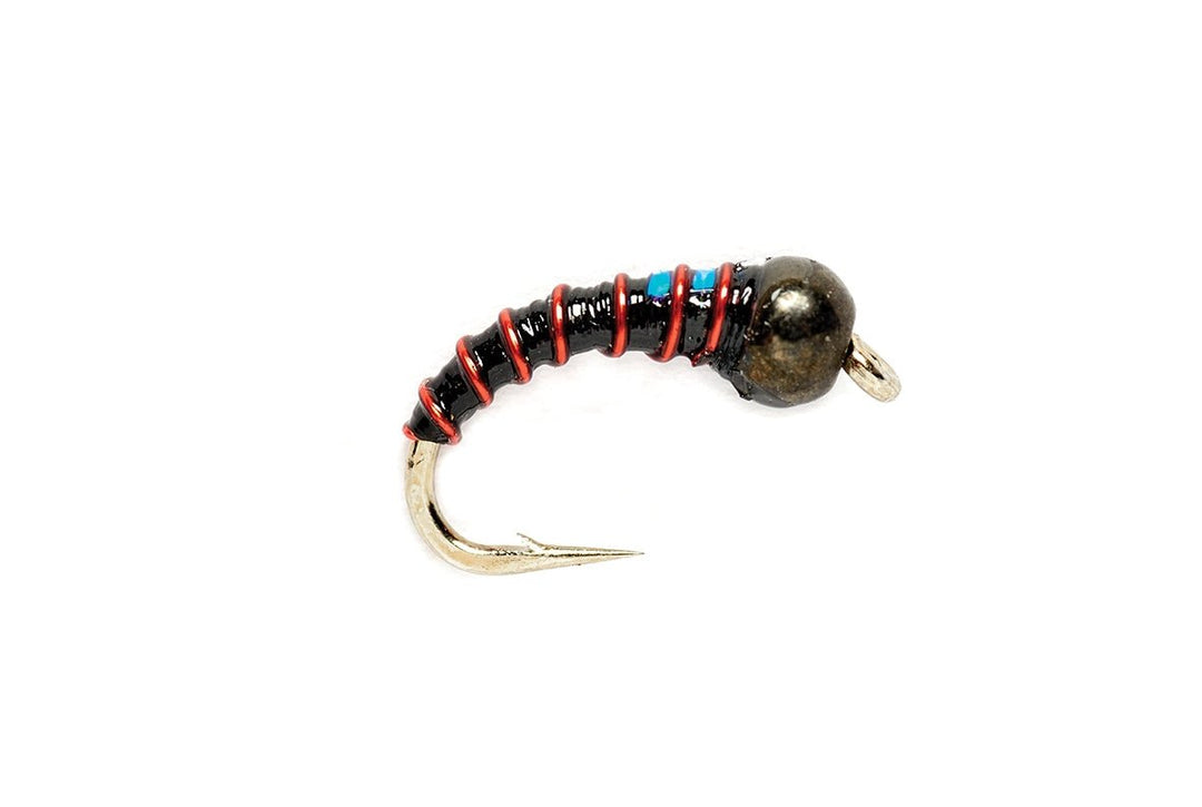 Black Mirage Zebra Midge - Flies - Fly Fish Food