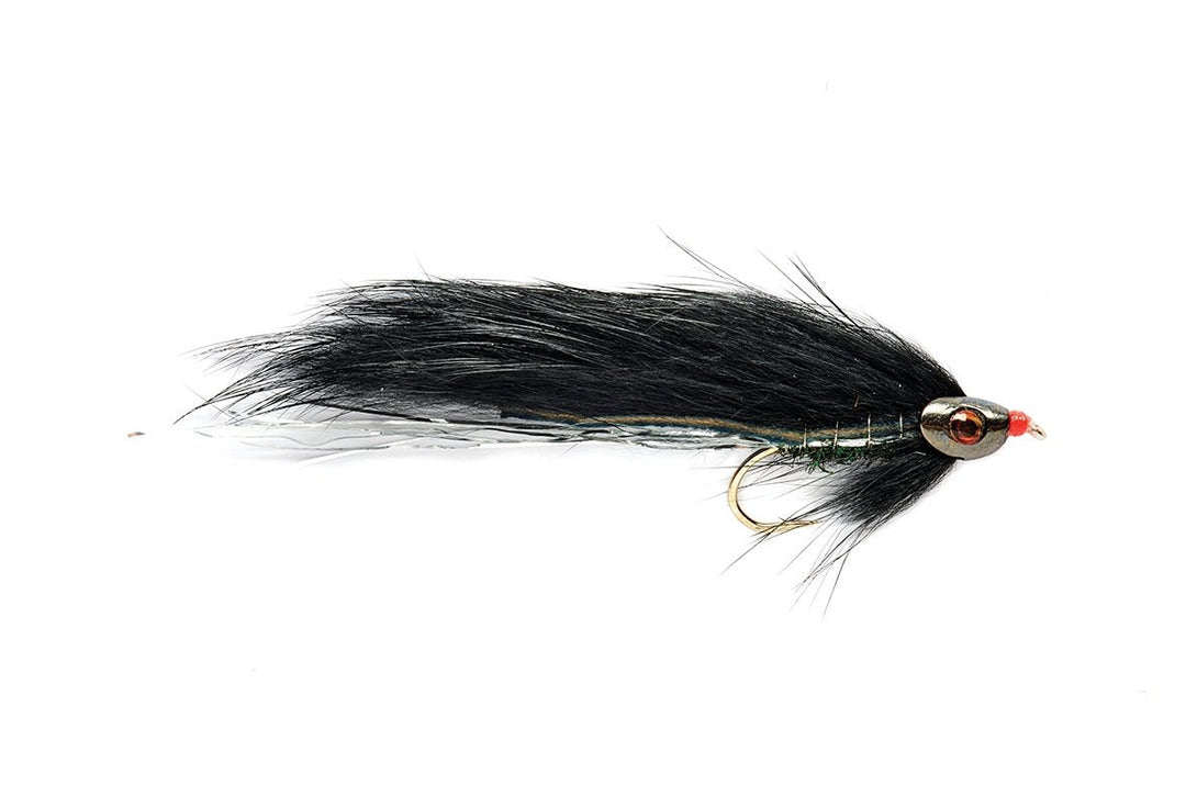 Black Zonker Skullhead - Flies - Fly Fish Food