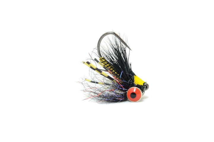 Bluegill Mini Slider Black/Yellow - Flies - Fly Fish Food
