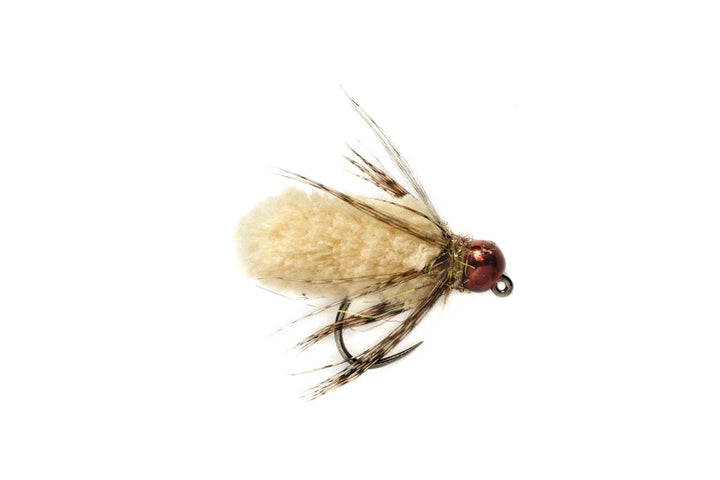 Tungsten Bomb Mop Fly Beige - Flies - Fly Fish Food