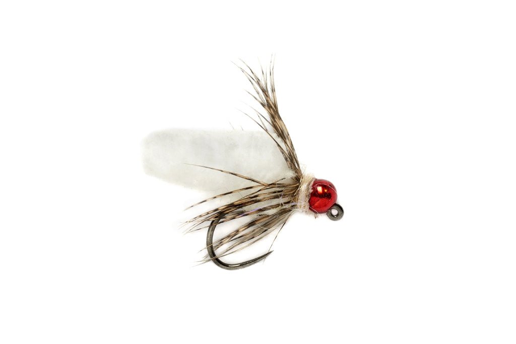 Tungsten Bomb Mop Fly White - Flies - Fly Fish Food