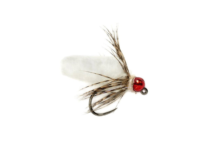Tungsten Bomb Mop Fly White - Flies - Fly Fish Food
