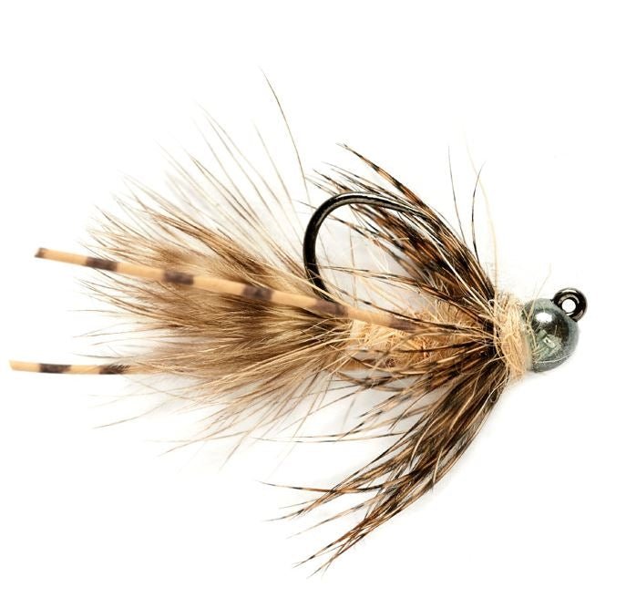 Tungsten Jig Bugger - Tan - Barbless - Flies - Fly Fish Food