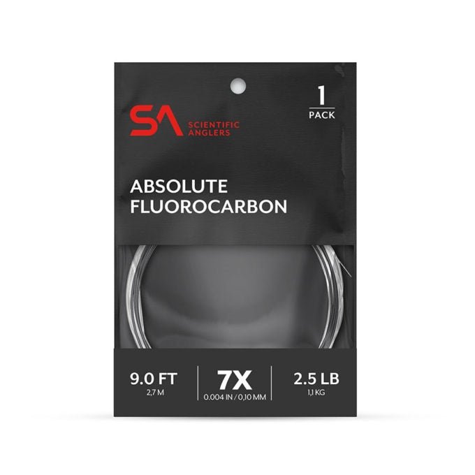 Absolute Fluorocarbon Tapered Leader - 12ft - Tippet, Leader &amp; Accessories - Fly Fish Food