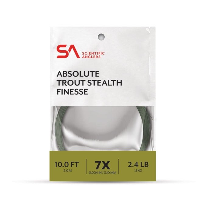Absolute Trout Stealth Finesse - 10ft - Tippet, Leader &amp; Accessories - Fly Fish Food