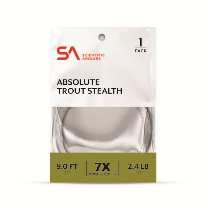 Scientific Anglers Absolute Trout Stealth Leader - 9&