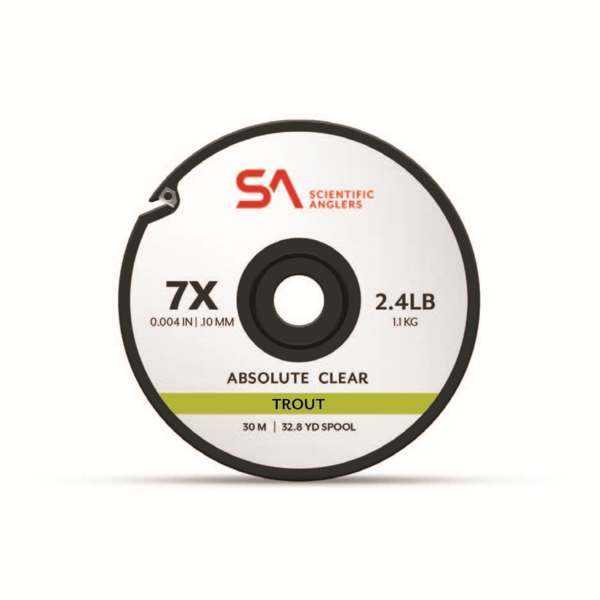 Scientific Anglers Absolute Clear Trout Tippet - 30m - Tippet, Leader & Accessories - Fly Fish Food