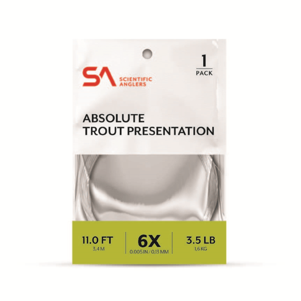 Scientific Anglers Absolute Trout Presentation Leader - Tippet, Leader & Accessories - Fly Fish Food