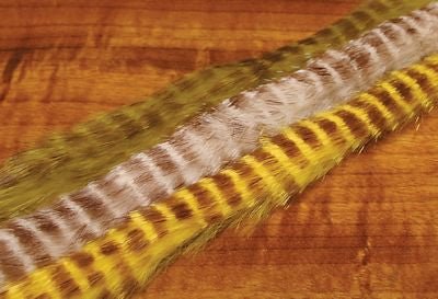 Brown Barred Magnum Rabbit Strips - Hair & Fur - Fly Fish Food