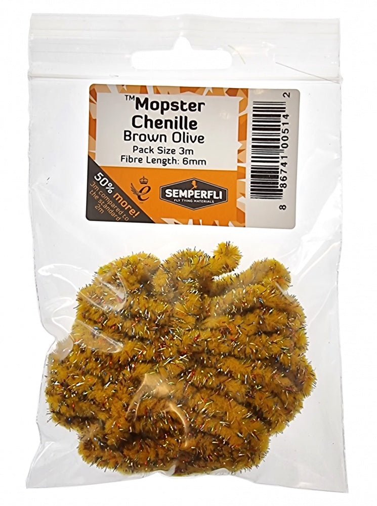 Semperfli Mopster Chenille 6mm - Chenille - Fly Fish Food