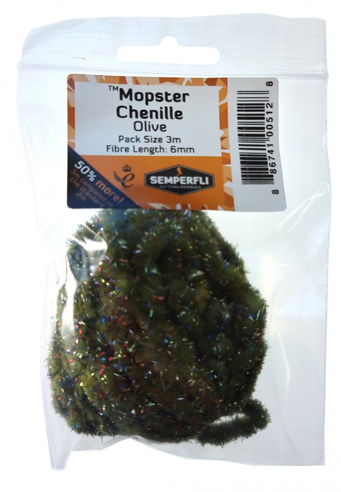 Semperfli Mopster Chenille 6mm - Chenille - Fly Fish Food