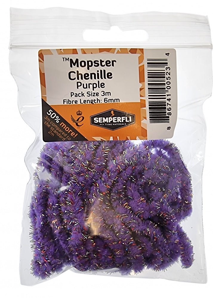 Semperfli Mopster Chenille 6mm - Chenille - Fly Fish Food