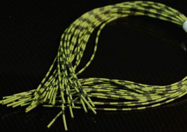 Barred Rubber Legs - Synthetic Fibers &amp; Flash - Fly Fish Food