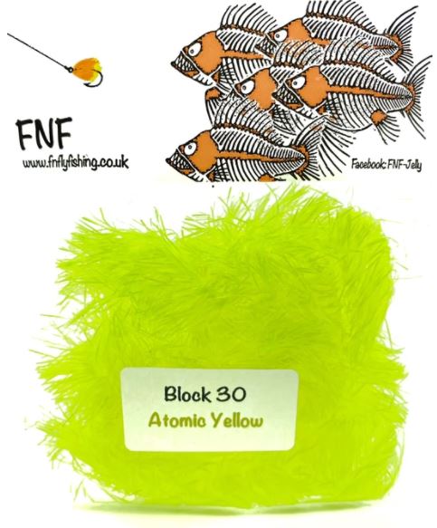 FNF Block Jelly Fritz 30 mm - Chenille - Fly Fish Food